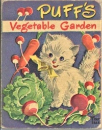 Themes vintage illustrations/pictures - Puff`s Vegetable Garden