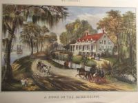 Currier & Ives:  A Home On The Mississippi