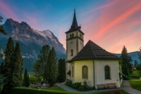 Church in Grindelwald and Lauter Brunnen: Majestic Swiss Villages