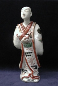 Hizen Ware Porcelain of Kabuki Actor, Made for Export, ca. 1700