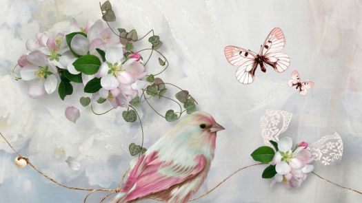 pink-sakura-butterfly-bird-wallpaper