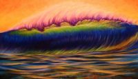 Sunset Wave Painting