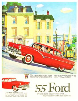Themes Vintage ads - `55 Ford