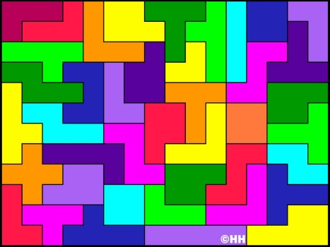 Solve Tetris jigsaw puzzle online with 30 pieces