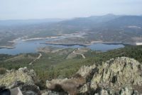El Atazar desde el Cancho de la Cabeza