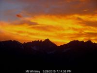 Mt. Whitney sunset - last night