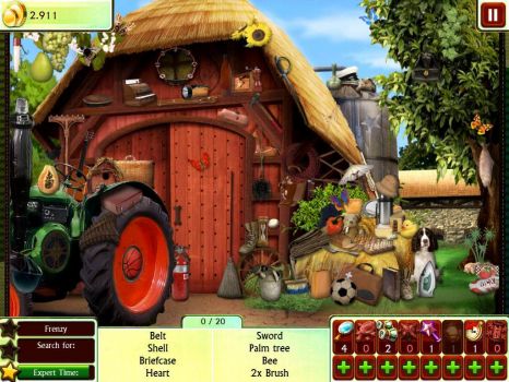 Solve Hidden objects jigsaw puzzle online with 48 pieces