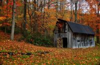 Fall-foliage-and-country-barn-Autumn-in-West-Virginia