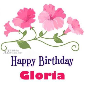 Solve Happy Belated Birthday Gloria jigsaw puzzle online with 49 pieces