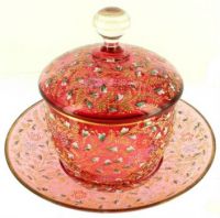 Moser Antique Condiment Jar