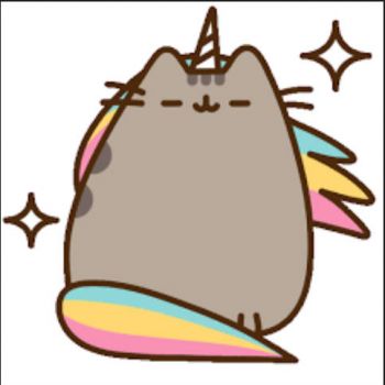 pusheen as a unicorn