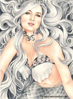 silver mermaid