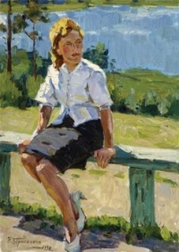 Sunny Morning 1958 ~ V. Borisenkov ~ Soviet Painter