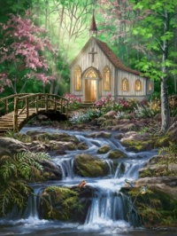 Chapel in the Woods by Dona Gelsinger
