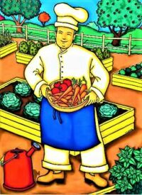 The Chef in His Garden