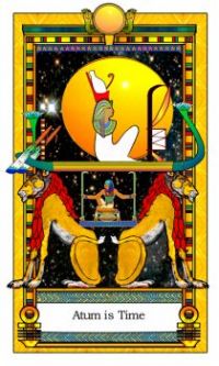 Tarot of Ancient Egypt, The Atum Card