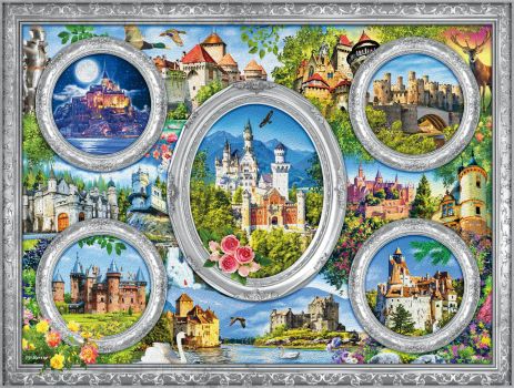 Solve Majestic Castles jigsaw puzzle online with 475 pieces