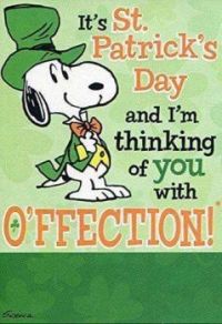Charlie Brown St. Pats Snoopy 2