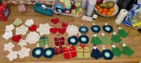 Crocheted Christmas decorations