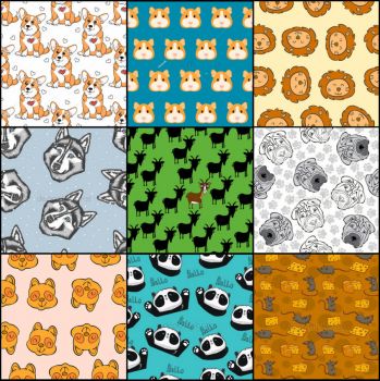 Solve Animal patterns 9 jigsaw puzzle online with 81 pieces