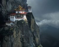 One wrong step & your gone..Tigers Nest Monastery
