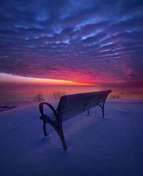 A frosty view on an awesome horizon