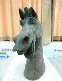 Han Dynasty Ceramic Horse (202 BCE – 9 CE, 25 – 220 CE)