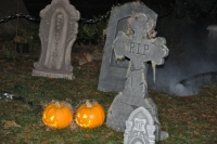 halloween graveyard