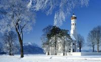 A Russian Winter - Church in the Snow