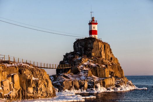 Lighthouse in Russia