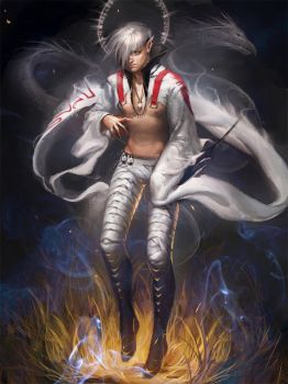 White Mystic by Sakimichan
