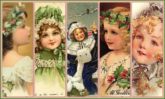 Christmas Victorian Girls (BOARDS)  - L