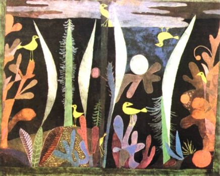 for Trish-Landscape with Yellow Birds by Paul Klee
