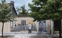 Mural on Girls institute, Cetinje