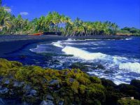 Black Sand Beach - Big Island -Hawaii