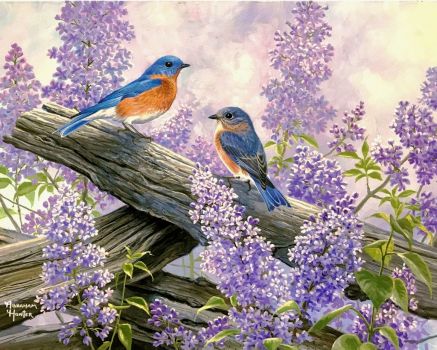 Solve "Spring Courting"-Abraham Hunter jigsaw puzzle ...