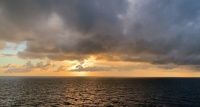 The Baltic Sea sunset - viewed from a Silja Line ship bound for Helsinki