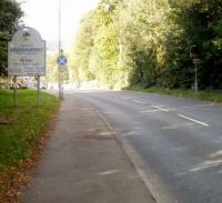 Approaching Abergavenny from the south