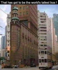 Tallest streetcar!