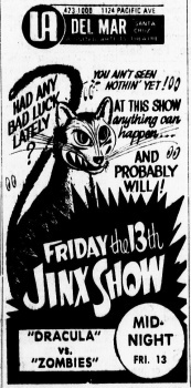 friday the 13th jinx show
