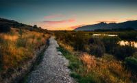 Walking around the Wetlands of Glenorchy-the-path 