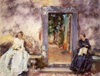 The Garden Wall by John Singer Sargent