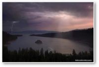 Stormy Sunset at LakeTahoe