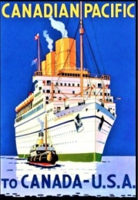 Themes Vintage Travel Poster - Canadian Pacific