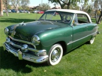 1951 Ford Victoria Green and white for St. Patrick's Day