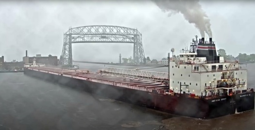 Solve American Spirit at the Duluth Harbor Bridge jigsaw puzzle online ...