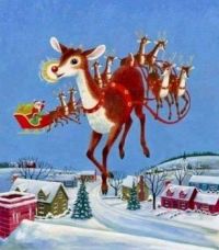 Rudolph red-nosed reindeer