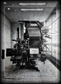 Setzmaschine 1923 / 1923 typesetting machine
