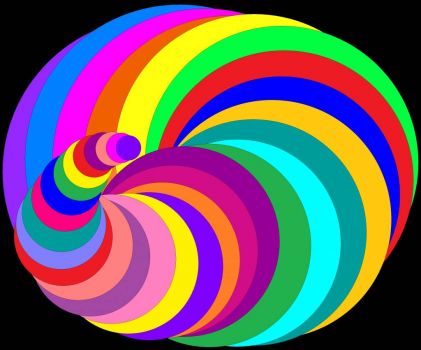Tightly Curled Swirl (Medium)