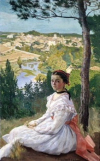 Jean-Frédéric Bazille, View of the Village, 1868